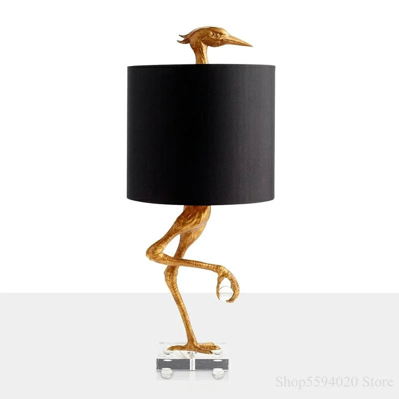 DecorBites™ Creative Ostrich Table Lamp for Modern Home Decor in Living Room and Bedroom