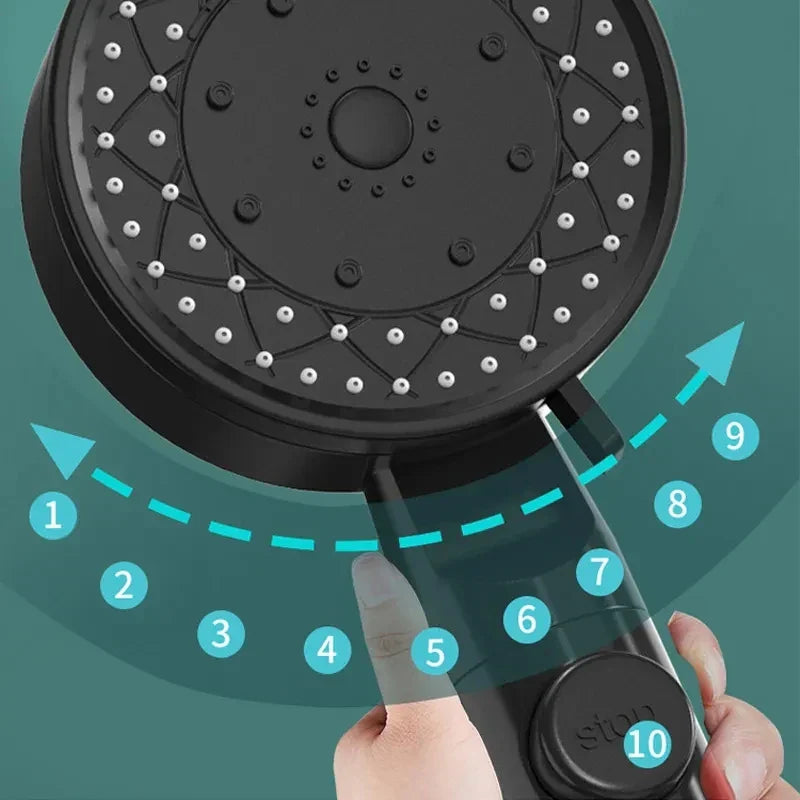 Adjustable Filtered Shower Spray
