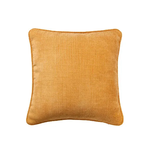 DecorBites™ Cotton Linen Peach Orange Grey Ivory Pillow Cover for Living Room Eco-friendly