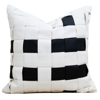DecorBites™ Italian Light Luxury Brown Cushion Cover for Sophisticated Home Decor.