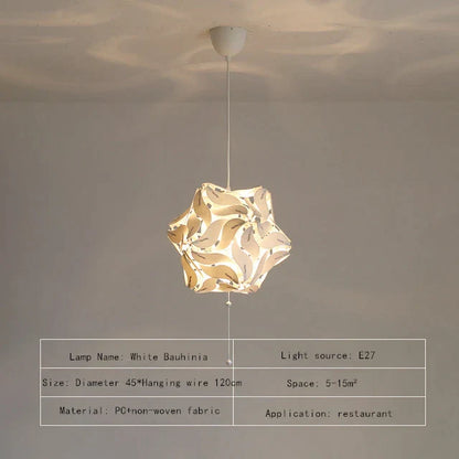 DecorBites™ Luxe Bauhinia Chandelier: Elegant LED Decor for Store, Bedroom & More