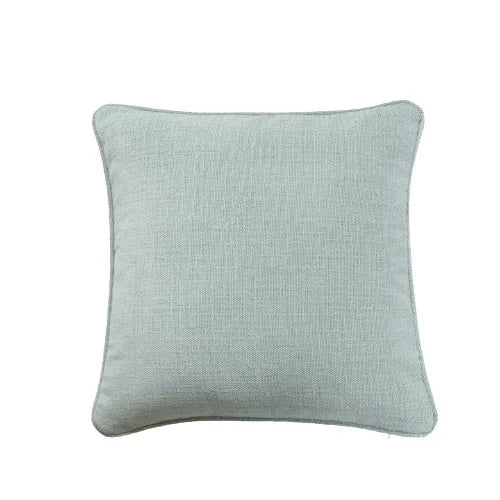 DecorBites™ Cotton Linen Peach Orange Grey Ivory Pillow Cover for Living Room Eco-friendly