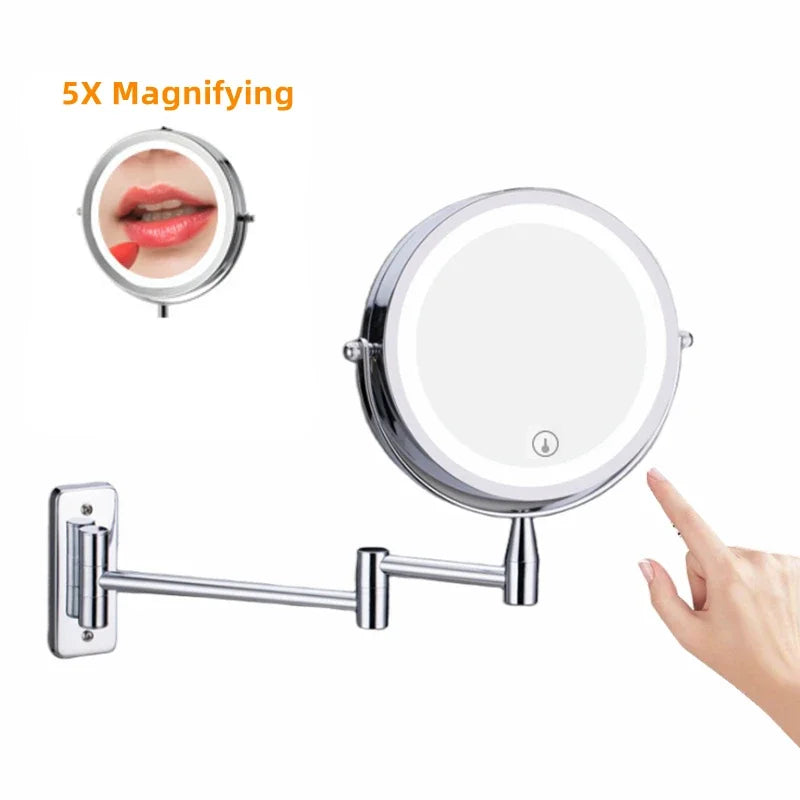 Rose Gold Makeup Mirror