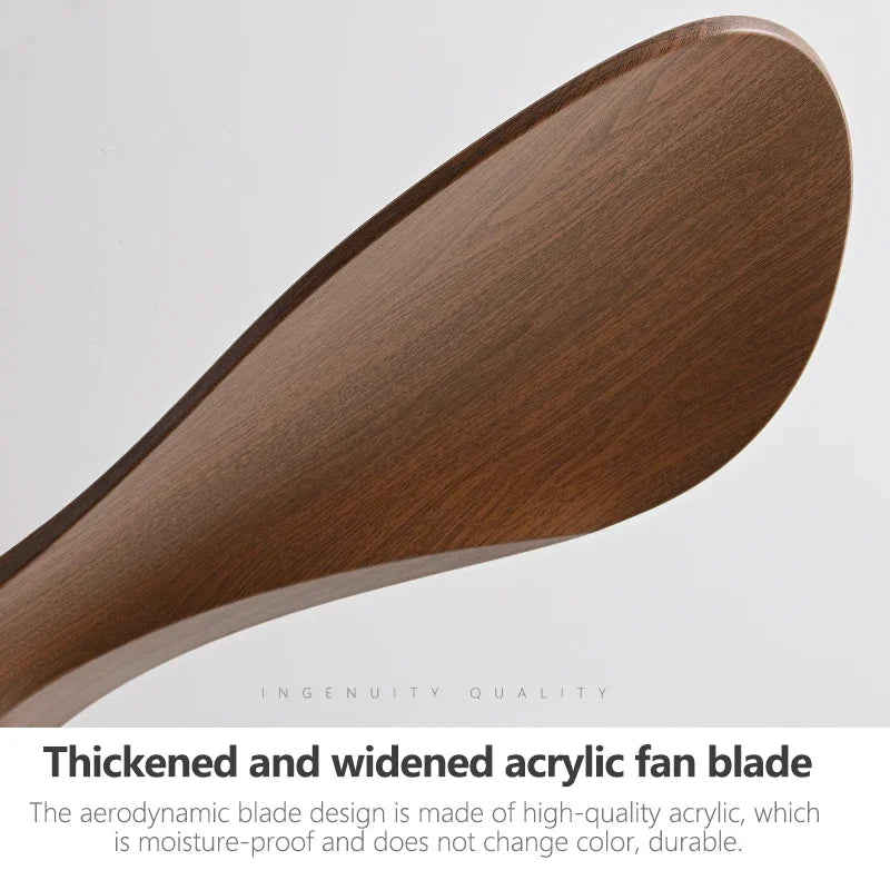 DecorBites™ 58-Inch Black Ceiling Fan Light for Dining & Living Rooms has Strong Winds.