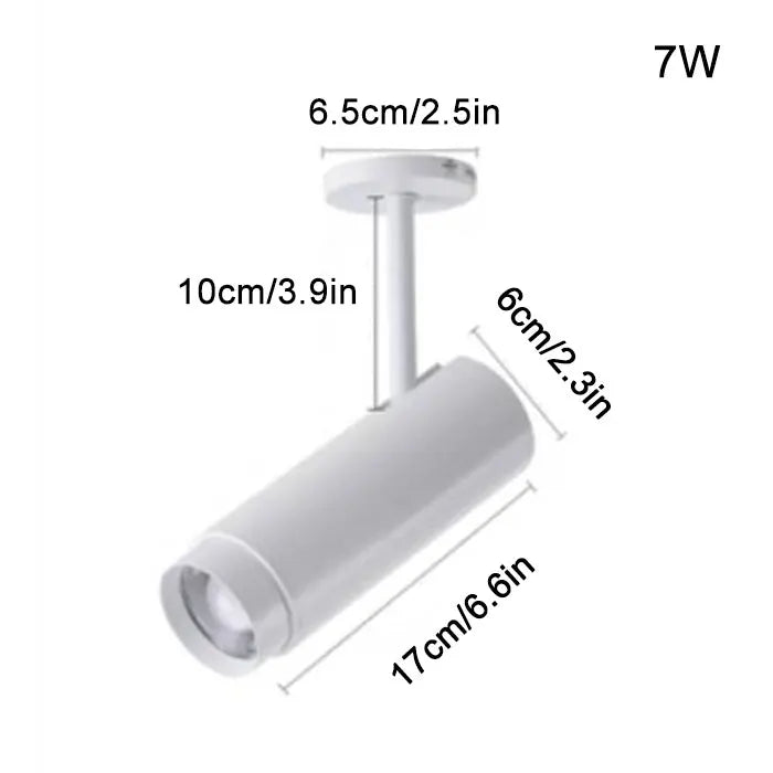 DecorBites™ Adjustable Beam Ceiling Spotlight for Store Office Bar Accent Lighting
