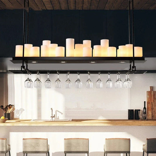 DecorBites™ Glass LED Chandelier - Stylish Lighting for Home Decor & Dining Room
