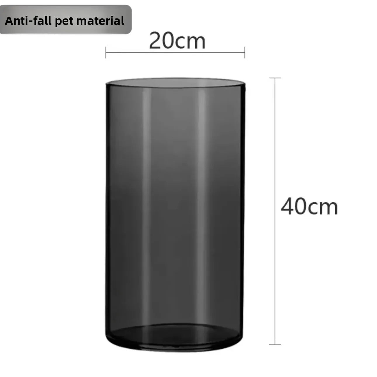 Acrylic Flower Vase Transparent Decorative