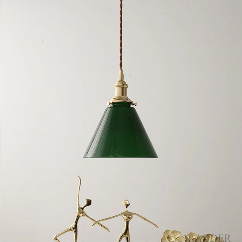Green Adjustable Pendant Light
