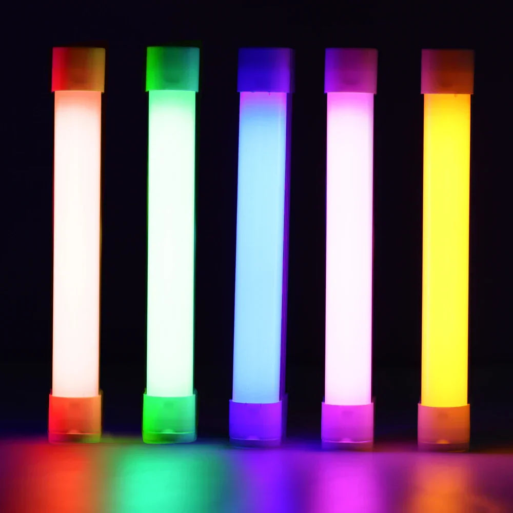 DecorBites™ LED Fill Light: Rechargable Colorful Selfie Lamp for Photography and Videos