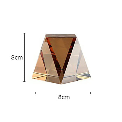 DecorBites™ Geometric Crystal Artwork Polyhedron Sculpture Desk Decoration Modern Home Decor