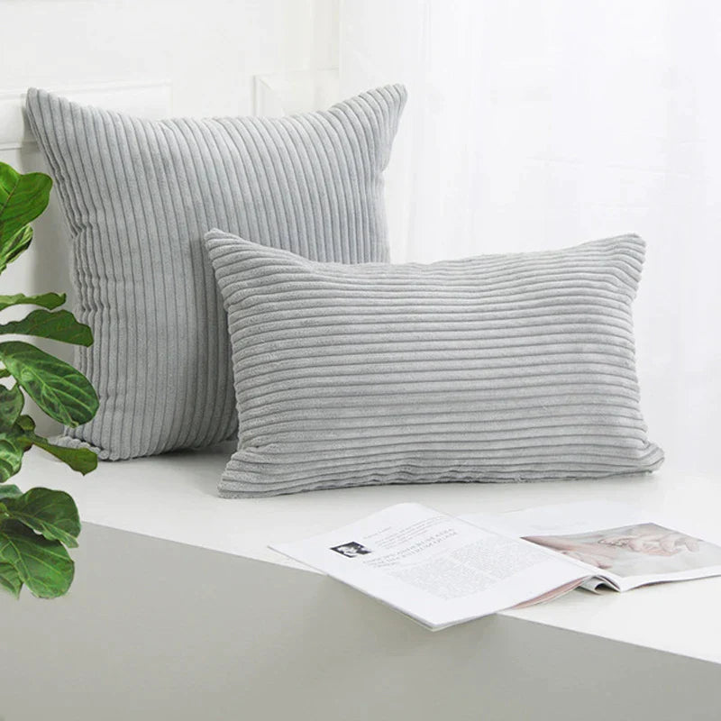 DecorBites™ Corduroy Striped Cushion Cover 30x50/40/45/50/55/60cm - Home Sofa Décor