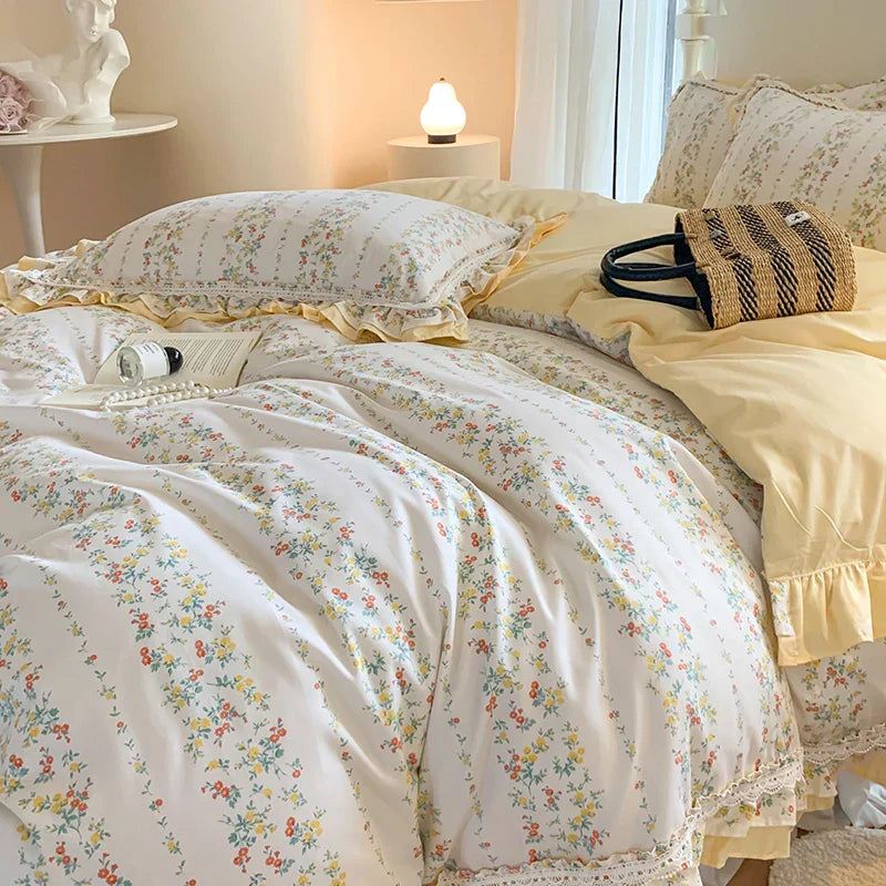 Cotton Floral Duvet Set