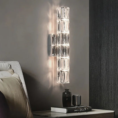 DecorBites™ Crystal Wall Light: Luxury Nordic Style for Living Room & Bedroom