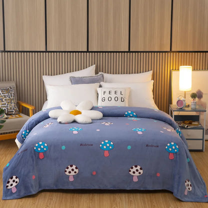 DecorBites™ Fruit Love Heart Sofa Blanket: Cozy, Thicken, Perfect for Home, Office, and Kids.