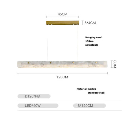DecorBites™ Gold Chrome LED Pendant Chandelier for Dining Room Lighting