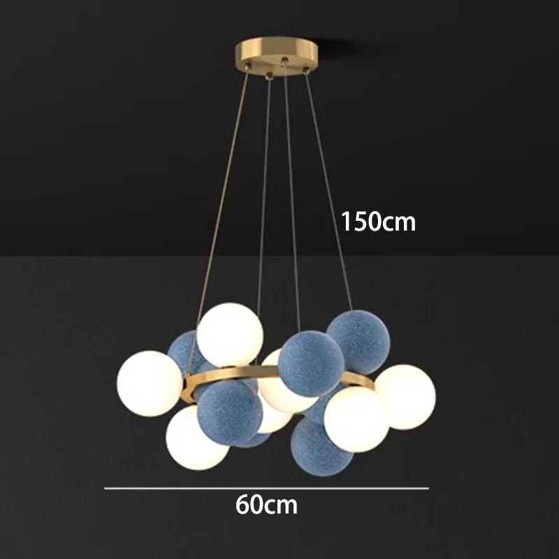 Chrome Linear LED Chandelier