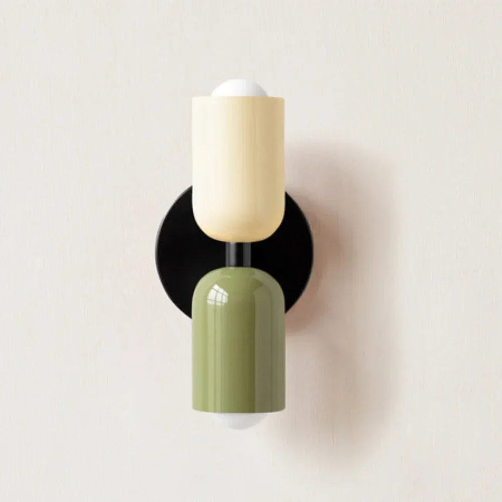 DecorBites™ Cream Double Head Wall Lamp: Nordic Medieval Design for Bedroom, Children's Room, Study