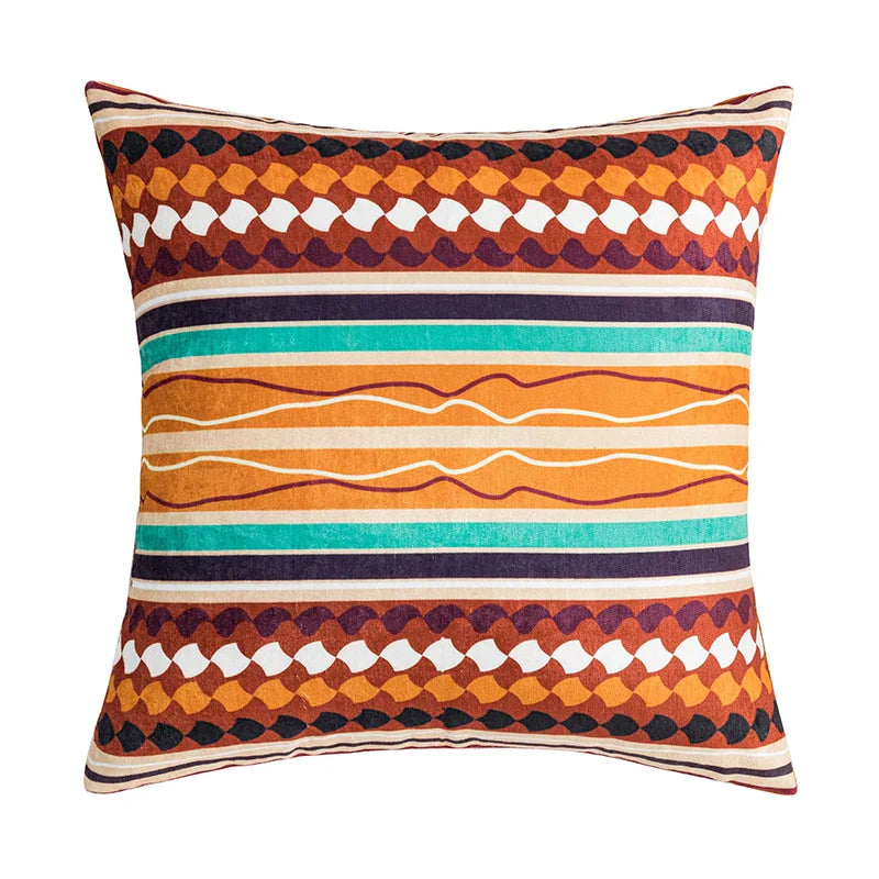 DecorBites™ Abstract Geometric Cushion Cover 45x45cm for Sofa & Bedroom Decoration