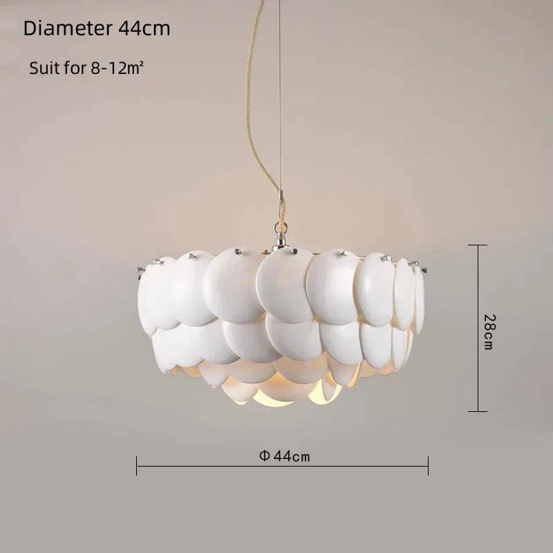 DecorBites™ French Ceramic Chandelier: Romantic LEDs for Luxury Living Room & Restaurant Decor