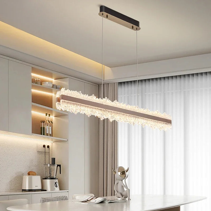 Bronze LED Pendant Light 120cm Dimmable
