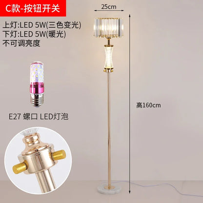 DecorBites™ Crystal Desk Lamp: Modern High-End Decorative Bedside Light
