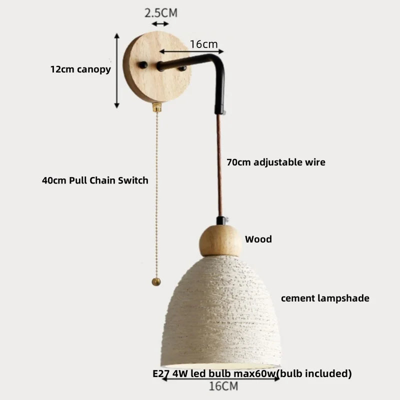 Cement LED Wall Lamp