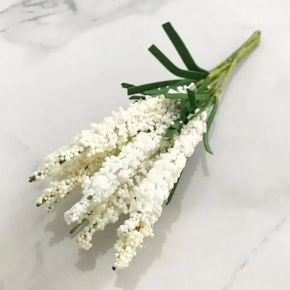 DecorBites™ Ivory Flower Cherry Stamen Berries Bundle for DIY Christmas Wedding Decor