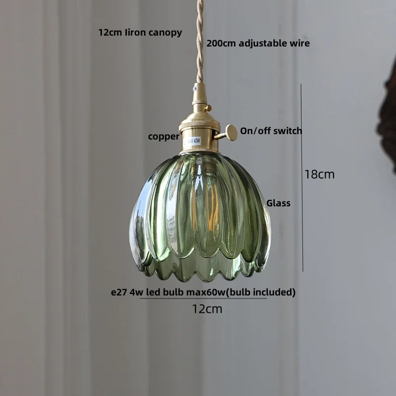 Copper Knob Pendant Light