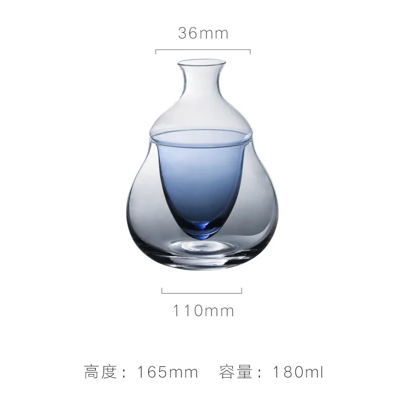 DecorBites™ Glass Wine Decanter & Ice Jug Set for Home & Bar