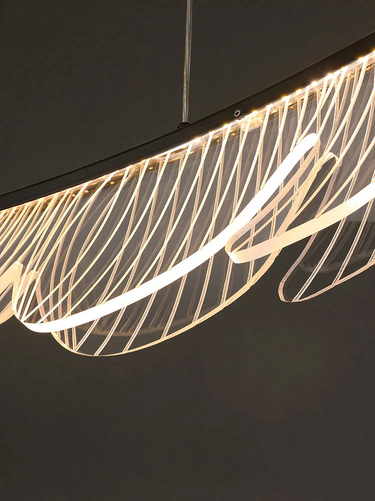 DecorBites™ Italian Copper Chandelier: Modern, Luxury, Light Guide Design for Restaurant and Bar