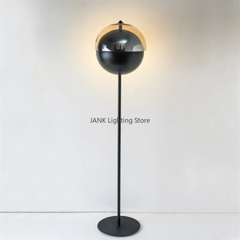 DecorBites™ Glass Hemisphere LED Floor Lamp for Bedroom Living Room, High-end Decor Lighting