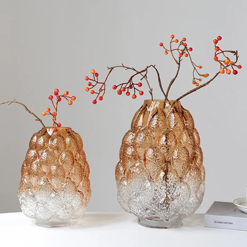 Gradient Glass Hydroponic Vase