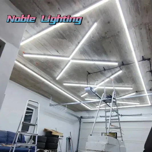 DecorBites™ Hexagon Honeycomb LED Garage Ceiling Light