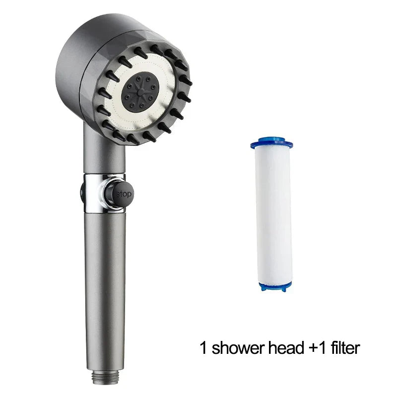 Metallic Multi-Mode Shower Set