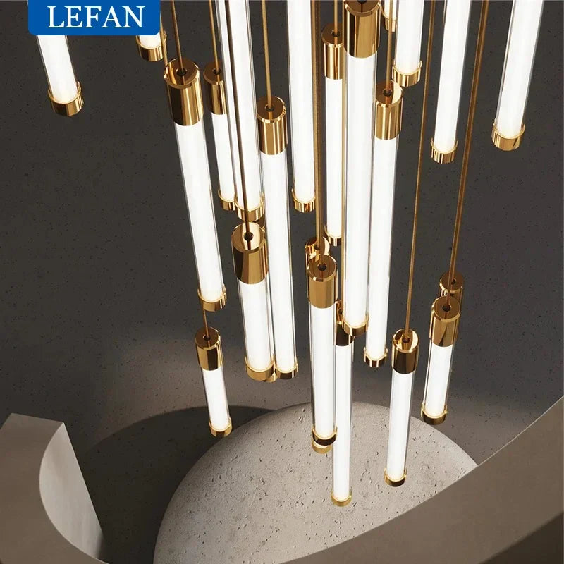 LED Staircase Pendant Chandelier