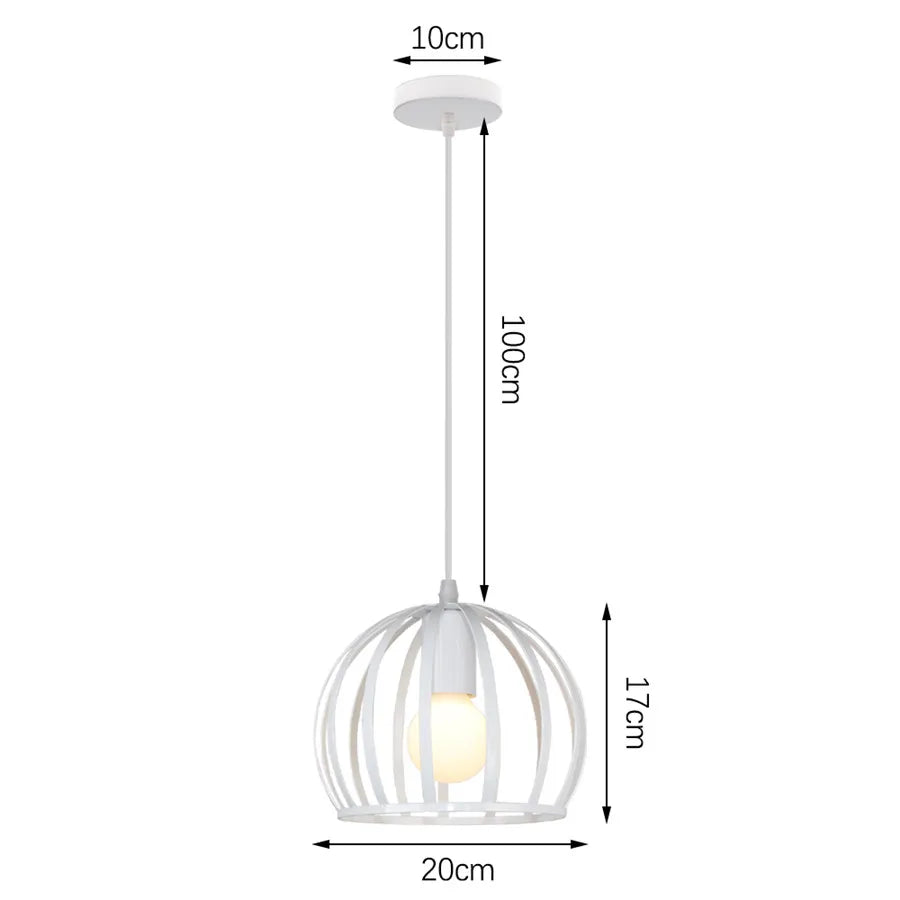 Chrome Ball Pendant Light Alloy Kitchen Style