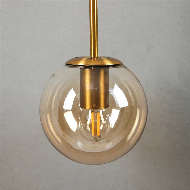 DecorBites™ Glass Ball Wall Lamp: Modern Nordic LED Lighting for Bedroom, Staircase, Outdoor