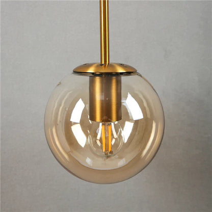 DecorBites™ Glass Ball Wall Lamp: Modern Nordic LED Lighting for Bedroom, Staircase, Outdoor