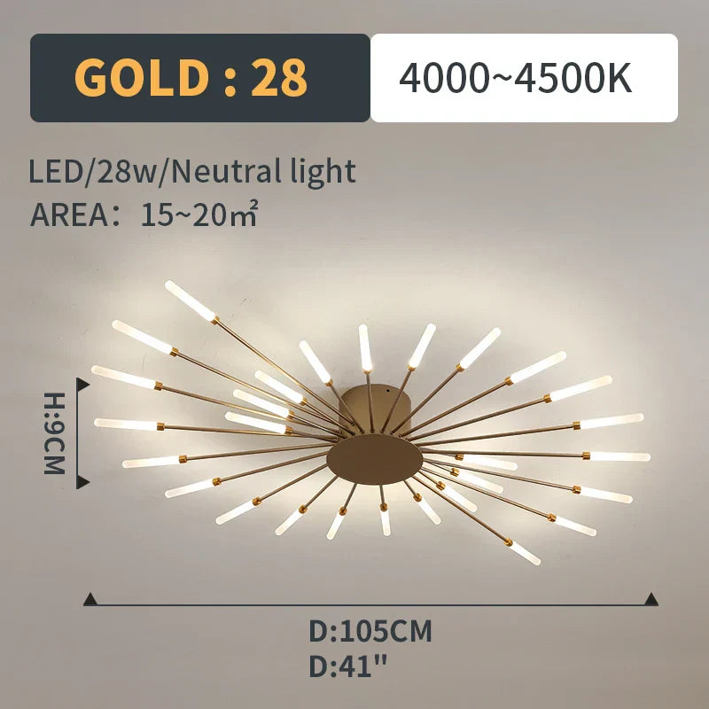 LED Fireworks Pendant Lamp