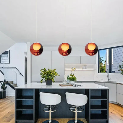 Glass Sputnik Pendant Light