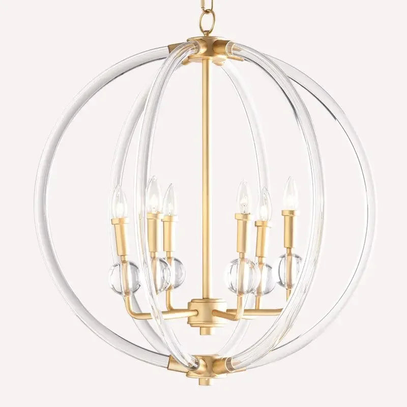 DecorBites™ Country Industrial Ball Chandelier for Home Decor, Bedroom, Living & Dining Room
