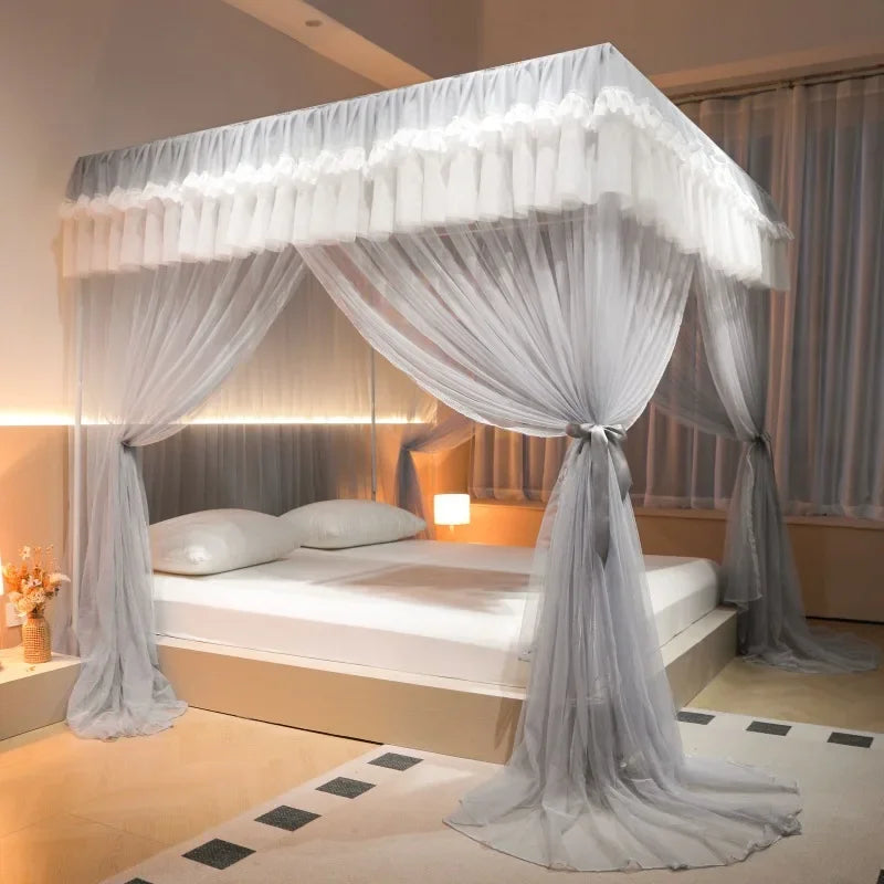Color Block Canopy Bed
