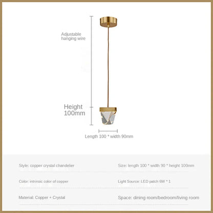 DecorBites™ Crystal LED Pendant Lights for Home Decor Lighting