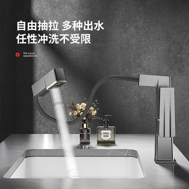 Chrome LED Basin Faucet