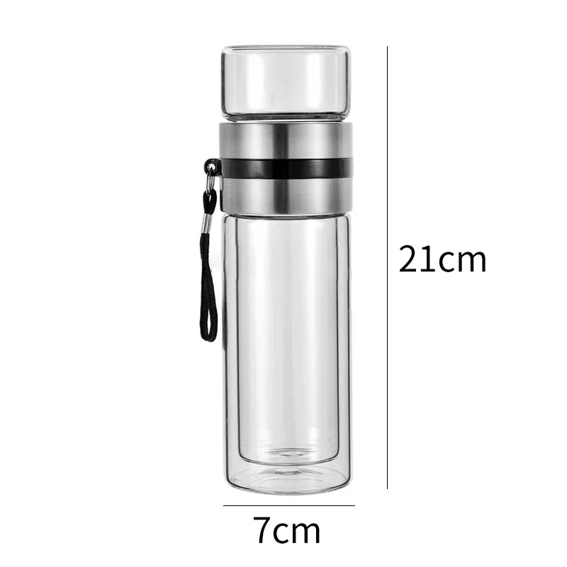 Thermal Glass Water Bottle