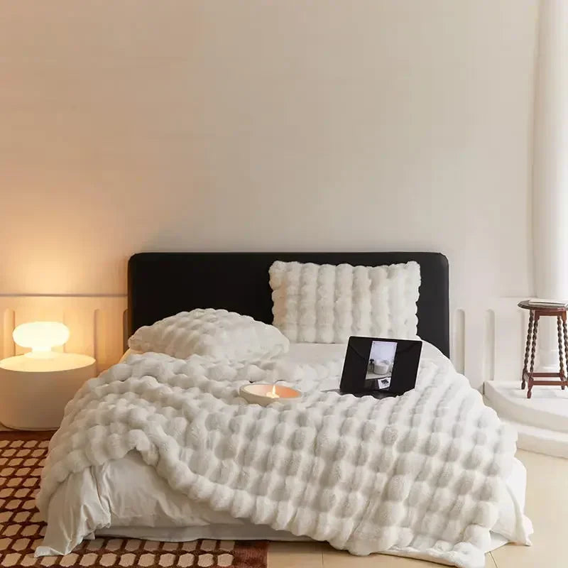 Faux Fur Winter Blanket