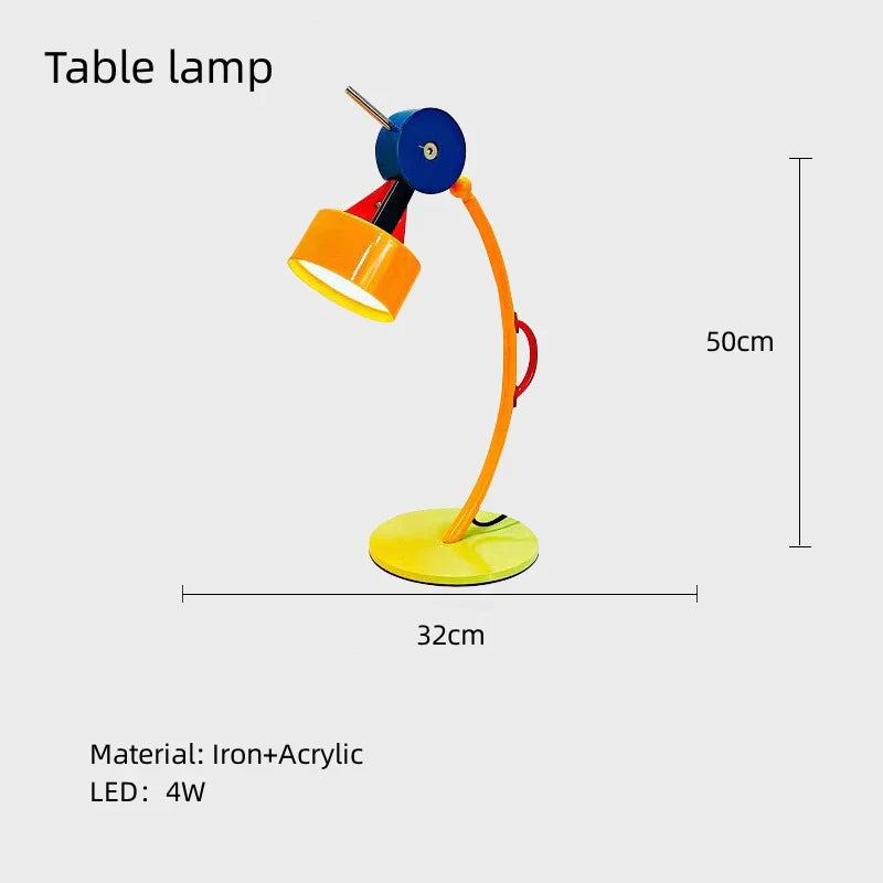 Cartoon LED Floor Lamp 160cm Colorful Kids Room