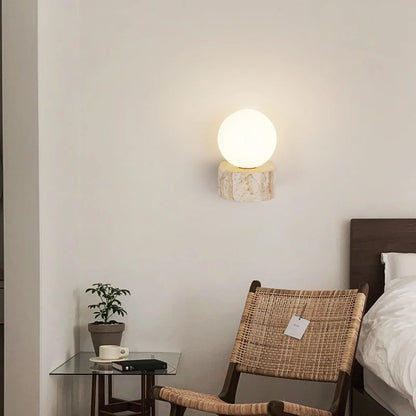 DecorBites™ Glass Lampshade Wall Lights Square Spotlights for Bedroom Decor