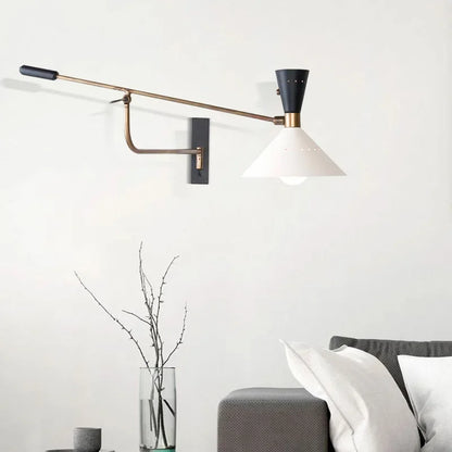 DecorBites™ Adjustable Metal Bedroom Sconce Light E27 Surface Mount Wall Decor