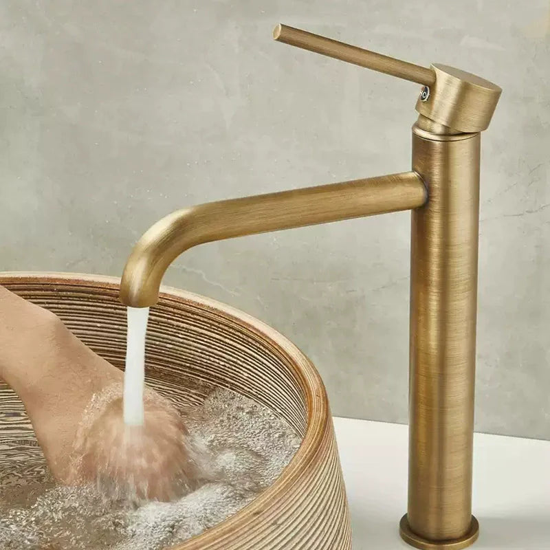 Brass Antique Basin Faucet